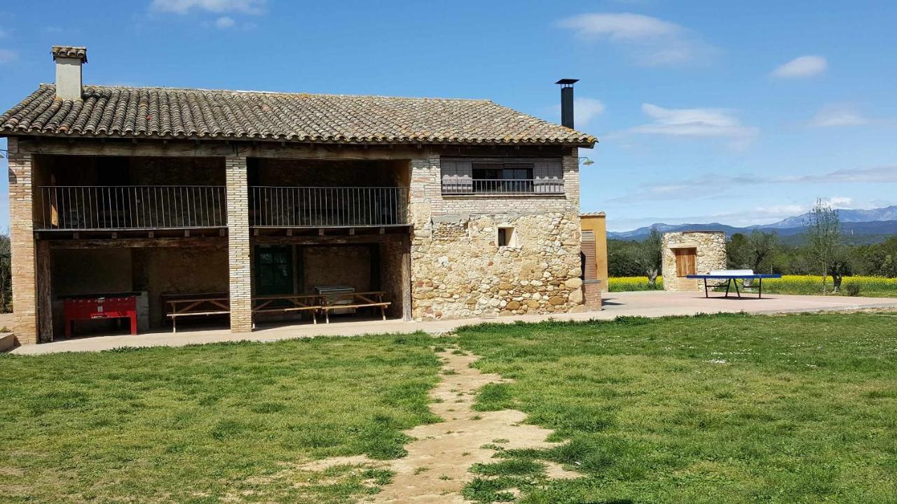Masia Para Grupos Con Piscina Privada28 Pax Cabanelles Екстер'єр фото